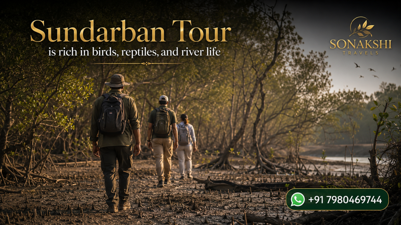 Sundarban Tour is rich in birds, reptiles, and river life